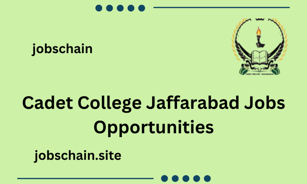 Govt Jobs In Jaffarabad